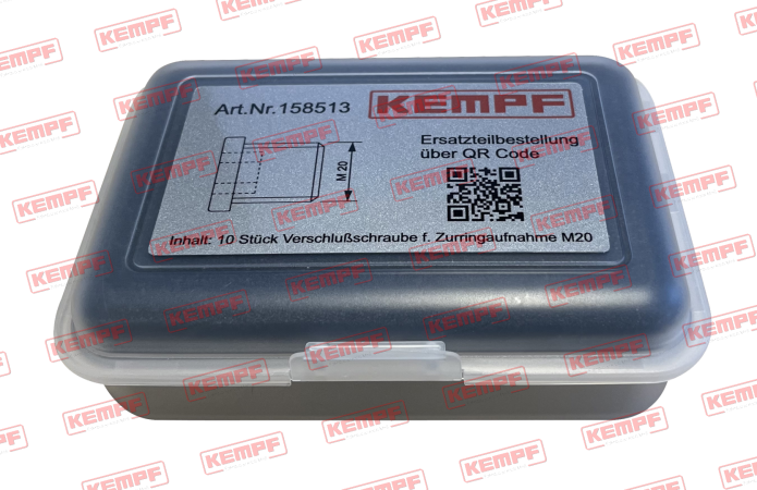 158513 Kempf Verschlussschraube für Zurrringaufnahme | M20